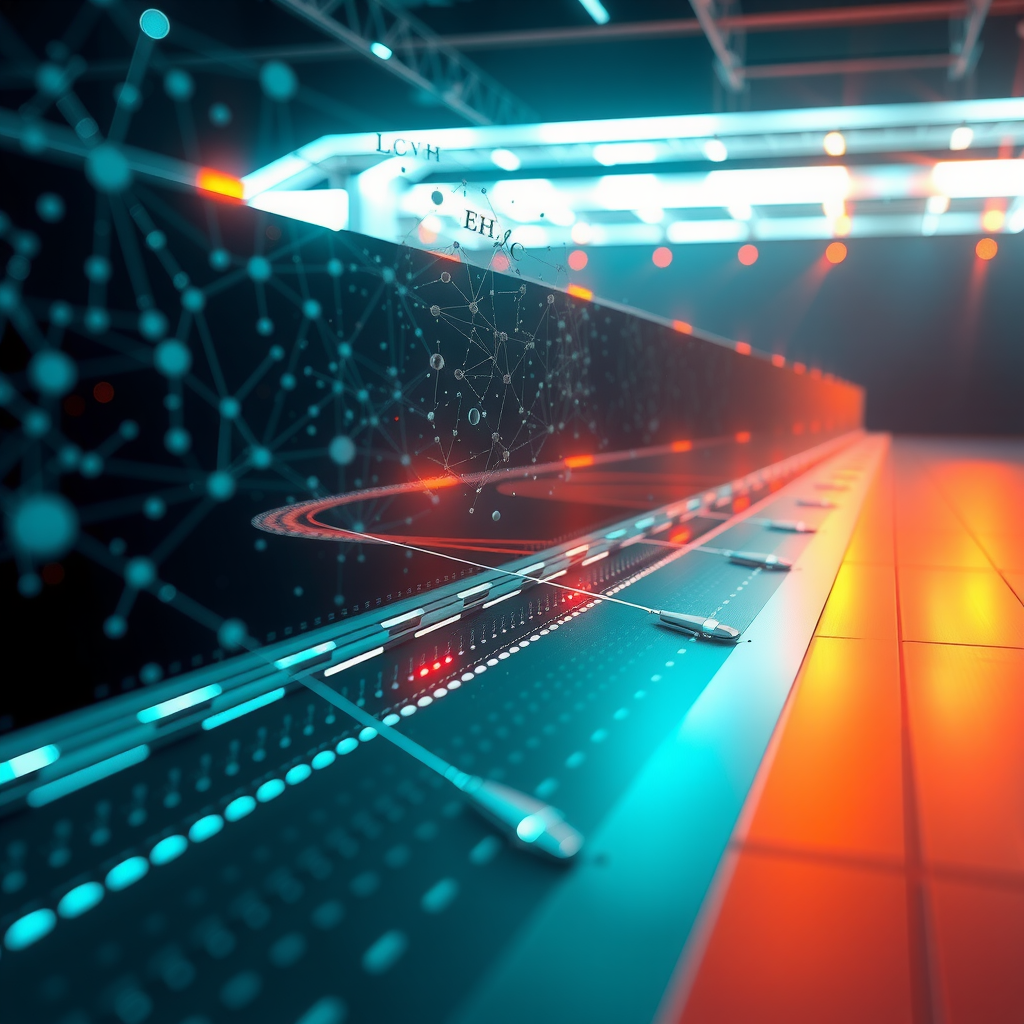 Futuristic visualization showing the evolution of video generation technology, with multiple parallel timelines displaying progressively improving temporal coherence, from early flickering artifacts to smooth, photorealistic sequences, overlaid with abstract representations of neural network architectures and mathematical equations governing temporal dynamics